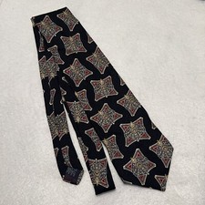 Towne Square Men's Neck Tie Silk Multi-Color 100 Silk Made in USA