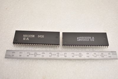 SIGNETICS N8X305N 8-BIT MICROPROCESSOR 10mhz 50-PIN PLASTIC DIP