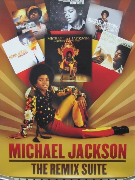 MICHAEL JACKSON 2009 2 sided remix suite promo poster Flawless New