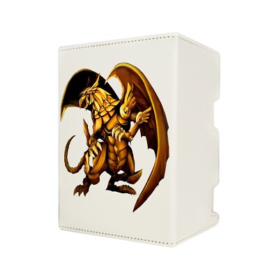 The Winged Dragon of Ra Deck Box - Holds 100 Double Sleeved Cards & Dice  Tray
