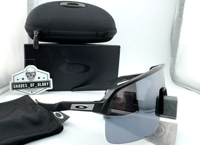 OAKLEY SUTRO LITE MATTE CARBON W/ SILVER AFTERMARKET POLARIZED SUNGLASSES OO9463