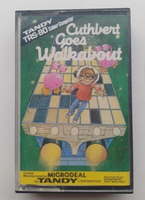 Tandy Trs-80 Cuthbert Go Walkabout Game Cassette Tape Vintage - Microdeal