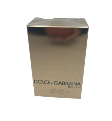 Dolce & Gabbana The One Gold Pour Homme Eau De Parfum Intense Spray ~ 3.3 oz
