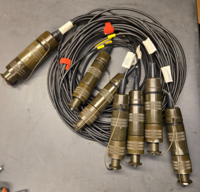 Applied Optical Systems AOS TFOCA/16 335J8 EZ MATE-24 Fiber optic Amphenol plug