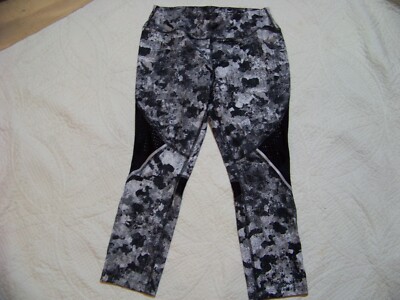 Women's Avia Yoga  Pants with Mesh Inserts - S (4-6)