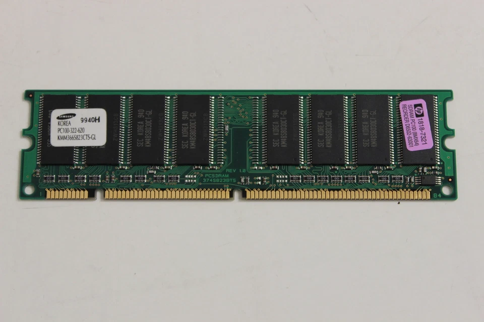 HP D6502A 64MB SDRAM 168 PIN MEMORY MODULE D6502-63001 1818-7321 VL 6 - Image 3 of 4