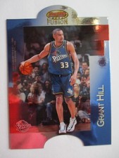 Grant Hill Tim Thomas 1998-99 Bowman's Best Fusion Mirror Image Card #MI11 Duke