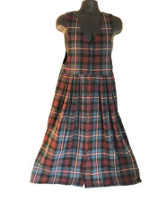 VTG SUSQUEHANNA TRAIL OUTFITTERS STREETWEAR BUTTON PLAID USA MAXI JUMPER DRESS 6