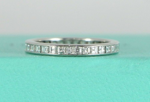 $6,200 Tiffany Co Platinum Square 