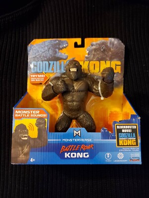 Monster Verse Battle Roar Kong Godzilla Vs Kong Deluxe With Monster Sounds Toy