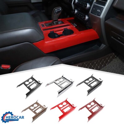 Wood Style Gear Shift Cup Holder Panel Trim For Toyota Camry XLE/XSE 2
