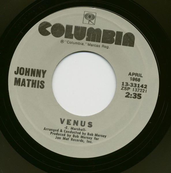 Johnny Mathis - Venus - Gina (7Inch, 45Rpm, Bc) - Singles Pop/Diverse-image