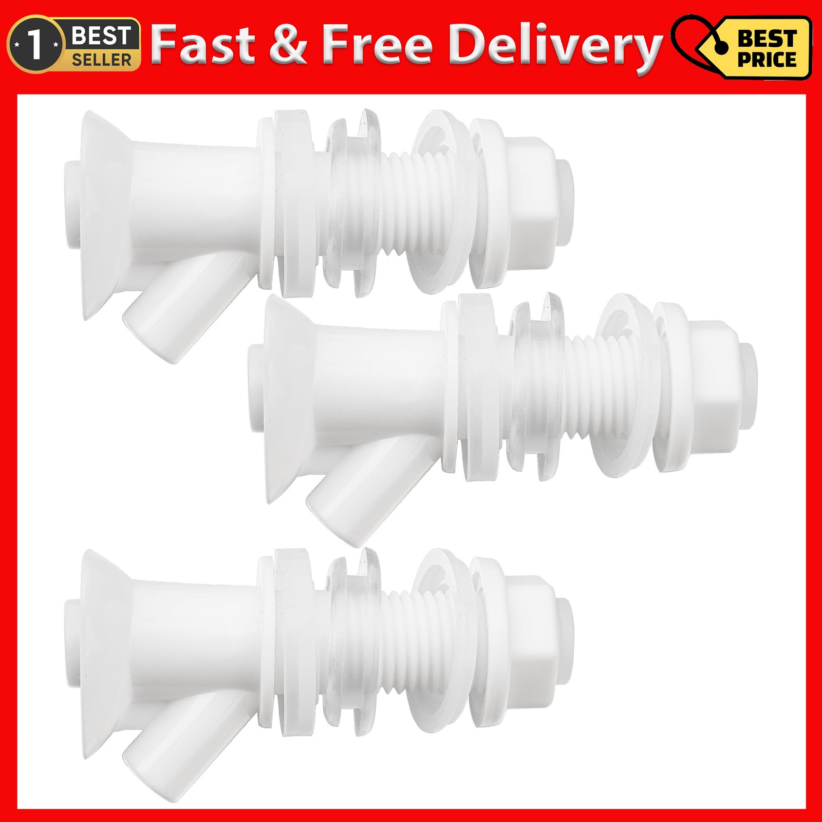 3 Pcs Push-Button Cooler Spigot Replacement, Compatible with Rubbe rmaid Gott Co
