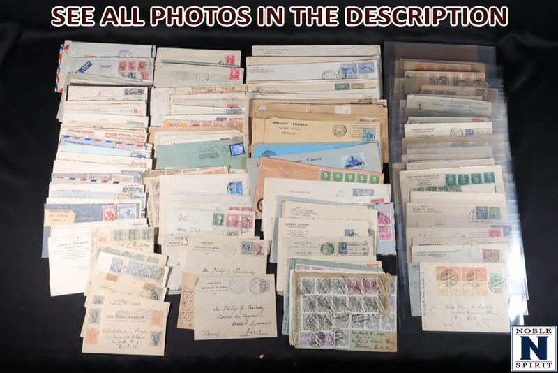 NobleSpirit Worldwide Postal History much 1900-1930s incl Br Commonwealth