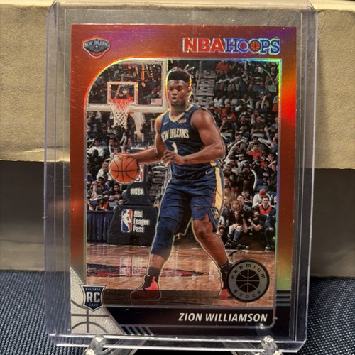 Zion Williamson [Red] #258 2019 Panini Hoops card