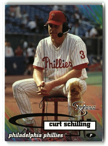 1998 Skybox Dugout Axcess Curt Schilling #35 card