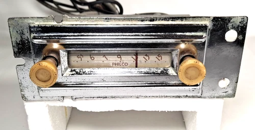 Vintage Philco Car Radio Head Unit.