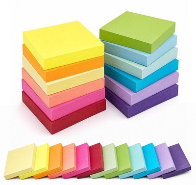 1.5 x 2 in Mini Sticky Notes,1200 Sheets Small Sticky Pads Clean Removal, 12 ...