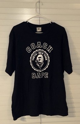 ア・ベイシング・エイプ　コーチ 　BAPE® X COACH　T シャツ　黒 Coach x Bape Men's Medium Black Short Sleeve T Shirts A Bathing