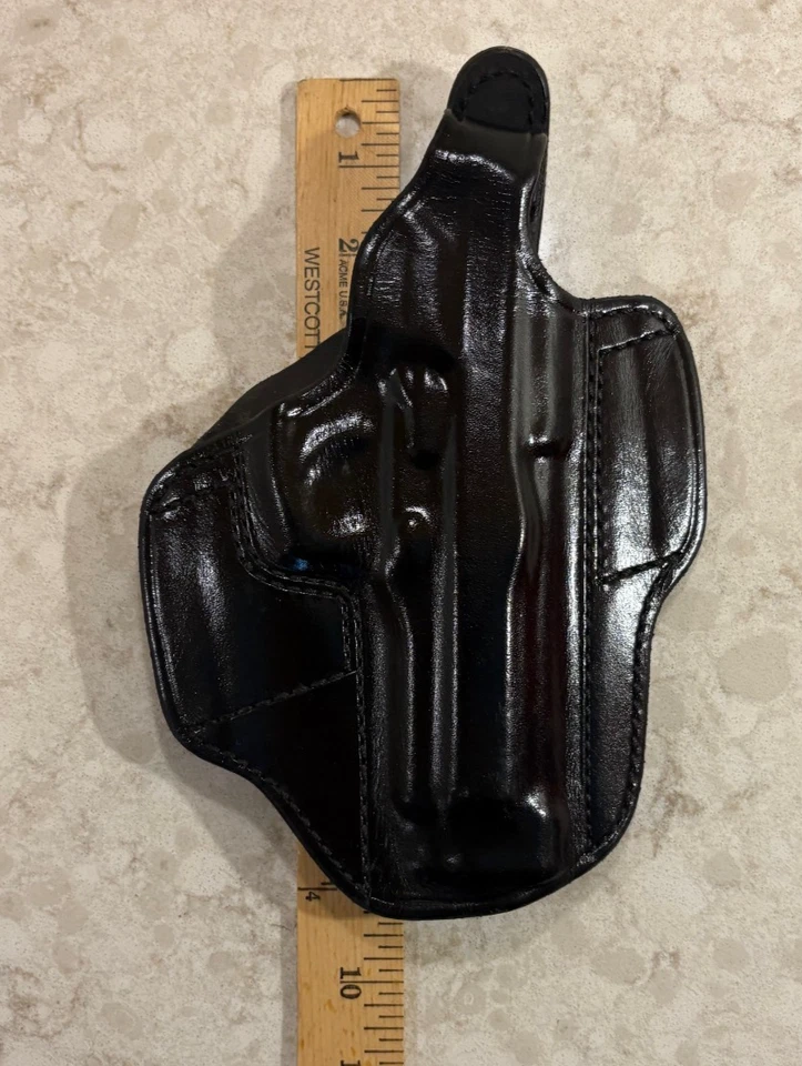 Don Hume H721 Leather Pancake Holster NO 26B BER 96DB Beretta 96 Right Hand OWB - Image 4 of 4
