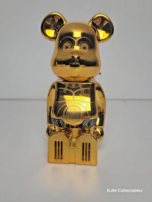 Star Wars C-3PO Bearbrick Cleverin Luftreiniger Spender Gold Chrom lose gebraucht