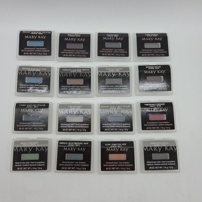 NEW Lot 16 Assorted Mary Kay Mineral Eye Color & Chromafusion Eye Shadow .05oz