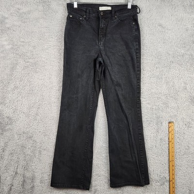 Levis 512 Jeans Womens 10 Gray Charcoal Wash Perfectly Slimming Bootcut Stretch