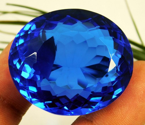 Natural 115.80 Ct Mind Blowing AA+ Blue Tanzanite Oval Cut Certified Gemstone