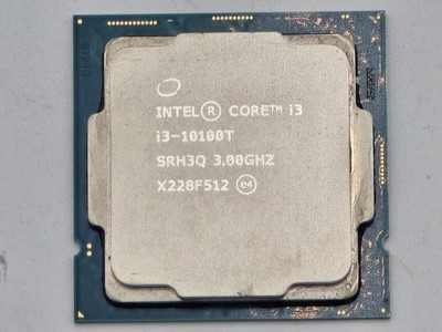 Intel i3-10100T 3.0GHz (3.8GHz TURBO) FCLGA1200 Processor (SRH3Q)