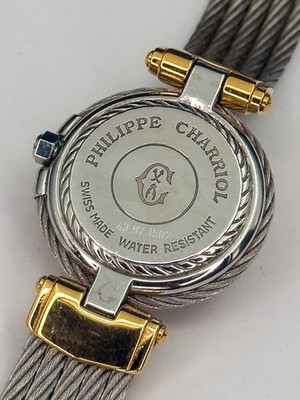 WOMAN'S PHILLIPE CHARRIOL 32mm STAINLESS STEEL CELTIC CABLE QUARTZ