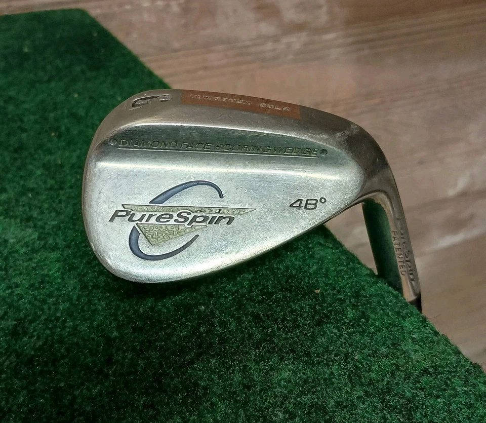 PureSpin Diamond Face 48° G1 Gap Wedge 35.75" Long Steel Right Handed + Cover - Image 2 of 4