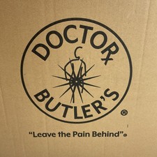 Doctor Butler's Orthopedic Memory Foam Cushion for Hemorrhoid Relief   Black NEW