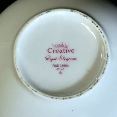 Vintage Creative “Royal Elegance” Fine China Sugar Bowl w/ Lid