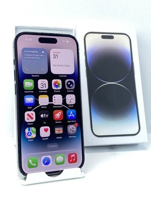 Apple iPhone 14 Pro A2650 128GB Space Black 97% battery health Unlocked device