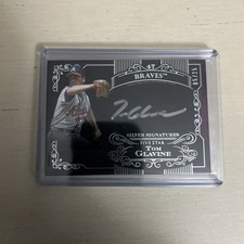 Tom Glavine 2015 Topps Five Star Silver Signatures Purple #SSTG /25 Braves HOF