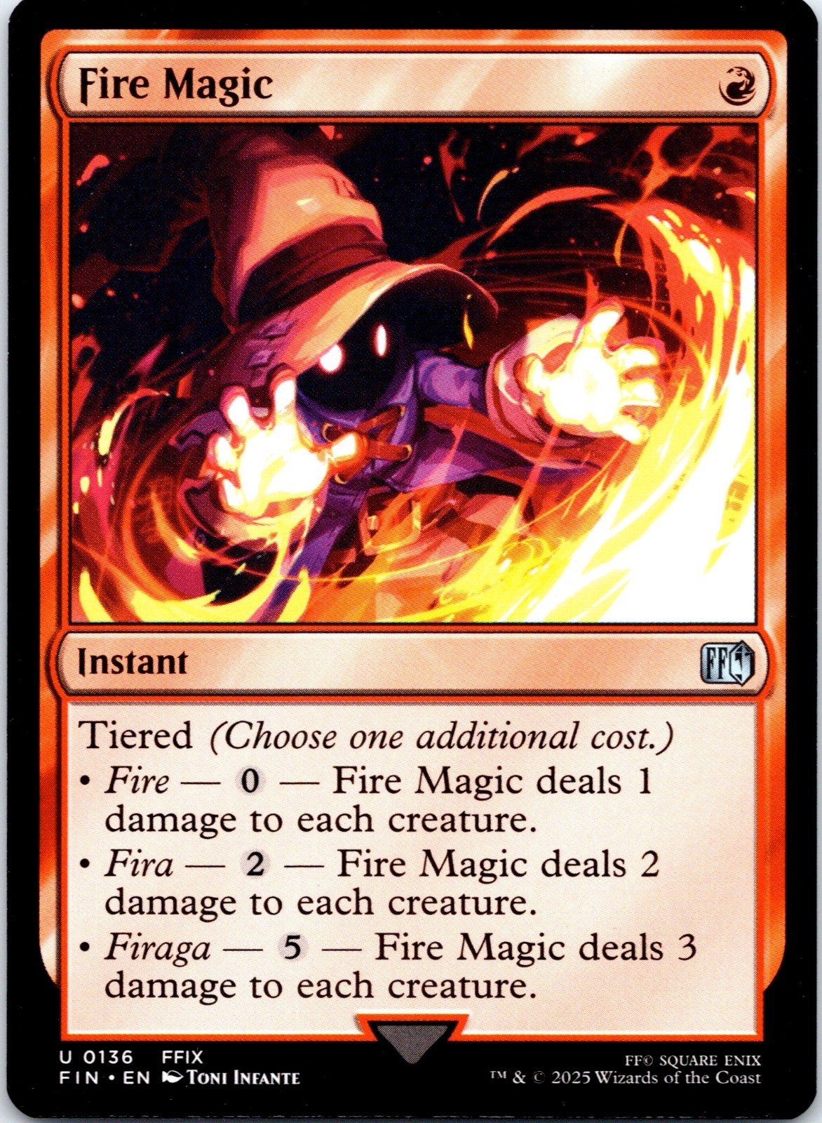 Fire Magic U FINAL FANTASY 136 LP