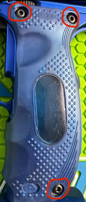 #ad NEW WDP ANGEL PAINTBALL MARKER GRIP SCREWS 6 BLACK LED LCD IR3 SPEED A4 A4 FLY $4.90