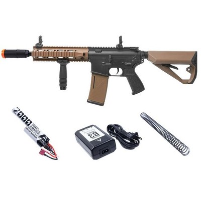 Arcturus Airsoft LWT MK-II CQB 10'' AEG Battery & Charger Package ARC SE Tan