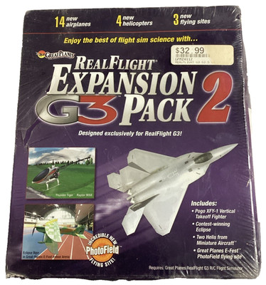Great Planes Real Flight Expansion Pack 2 G3 Sealed In Box