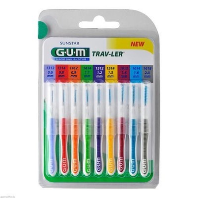 GUM TRAV-LER Sortiment Interdentalbürsten 9 St
