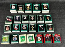 Hallmark Miniature Keepsake Ornaments 1990s 2000s Original Box Santa Ballet Home