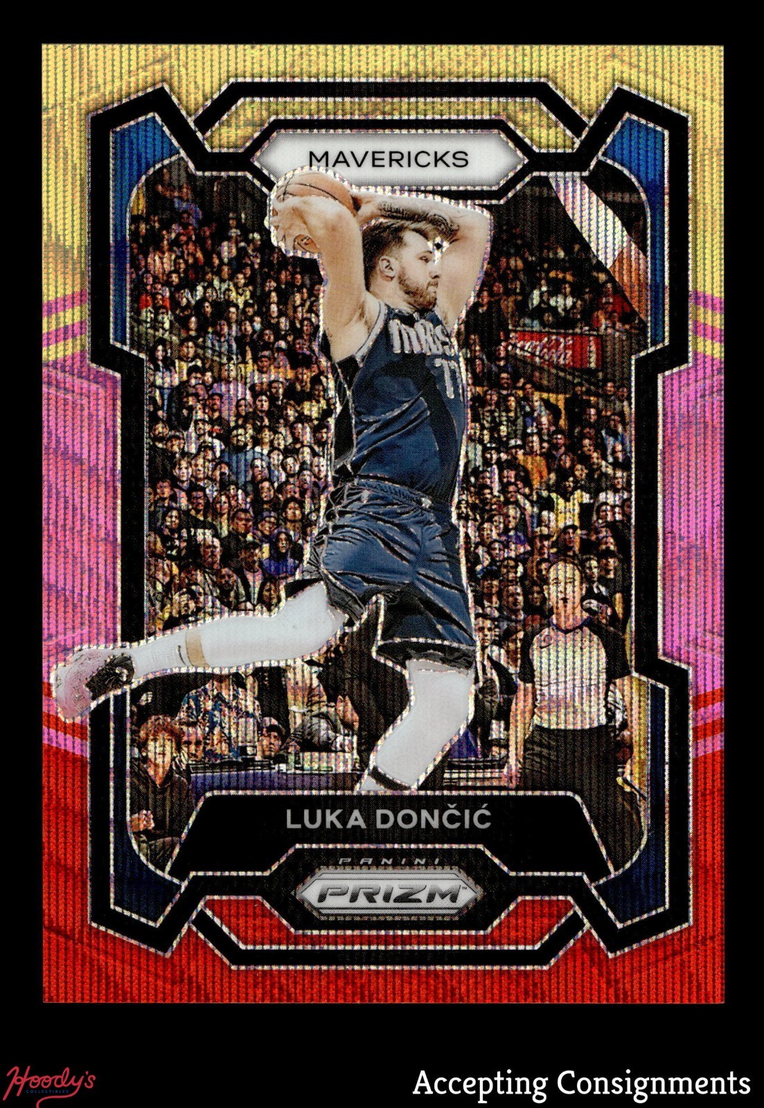 2023-24 Panini Prizm Prizms Multi Wave #110 Luka Doncic 70/88 MAVERICKS