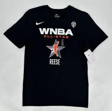 Nike All-Star Game T-Shirt Mens Small Black Angel Reese #5 WNBA Chicago Sky Y2K