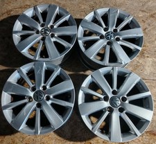 SET 4 CERCHI IN LEGA GOLF 5 6 7 CADDY TOURAN PASSAT DA 16" 50 EURO CADAUNO 