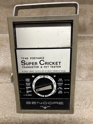 SENCORE TF46 portable super-cricket transistor & FET tester ,  used