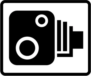 Speed Camera Dashcam Self Adhesive Warning Sticker