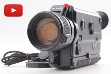 N MINT Elmo 412-XL Macro Super8 8mm Film Movie Camera Vintage Black From JAPAN