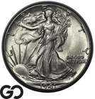 1941 Walking Liberty Half Dollar, Gem BU++