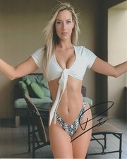 Paige Spiranac Auto Signed 8x10 Photo Super Sexy PGA Golf *REPRINT*