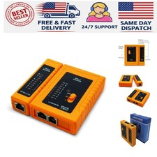 Professional RJ45 and RJ11 Network Cable Tester - Compact and Efficient Design